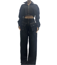 Load image into Gallery viewer, How It’s Going Down (2Pc Denim Set)
