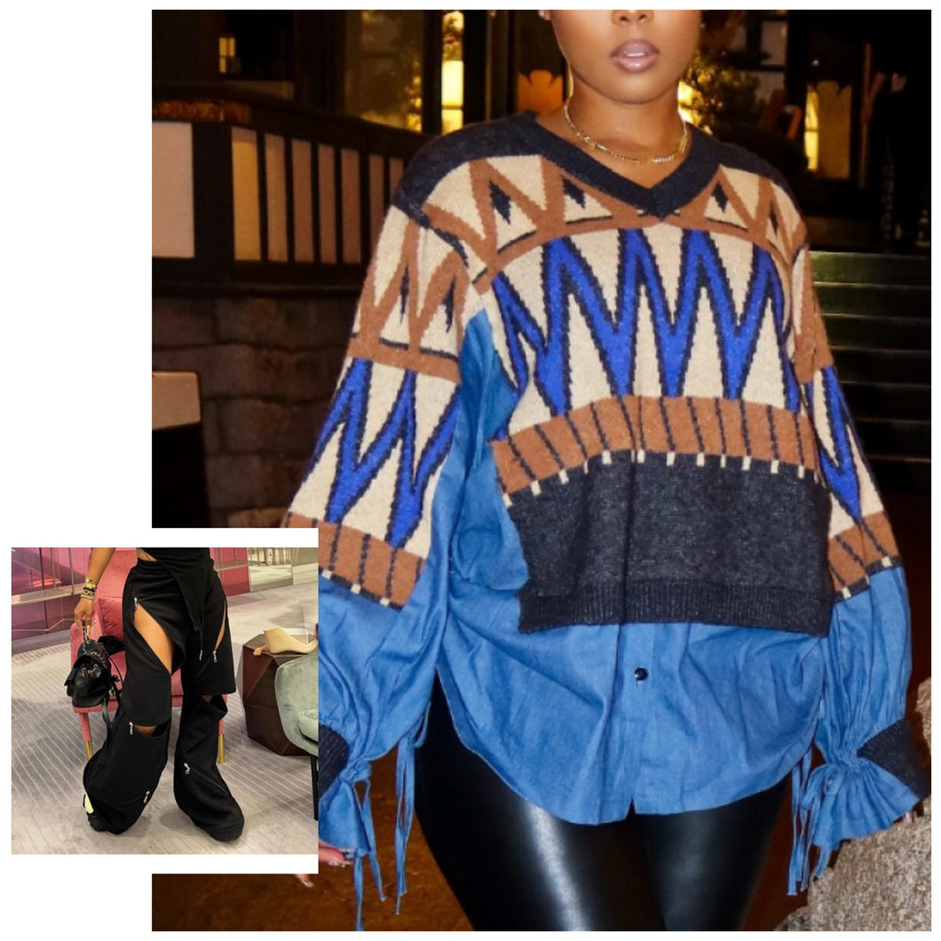 AZTEC✨ (Denim x Sweater ONLY) (ARRIVING SOON)‼️
