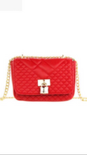 Load image into Gallery viewer, Lock Her Down Quilted Chain Purse
