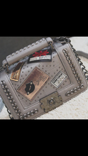 Load image into Gallery viewer, Patch Me Up Studded Chain Purse
