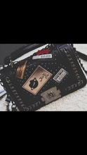 Load image into Gallery viewer, Patch Me Up Studded Chain Purse
