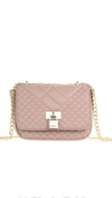 Load image into Gallery viewer, Lock Her Down Quilted Chain Purse
