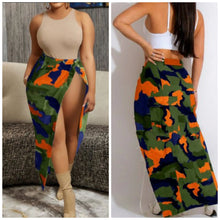 Load image into Gallery viewer, Navy Baby 🍊 Camo Skirt
